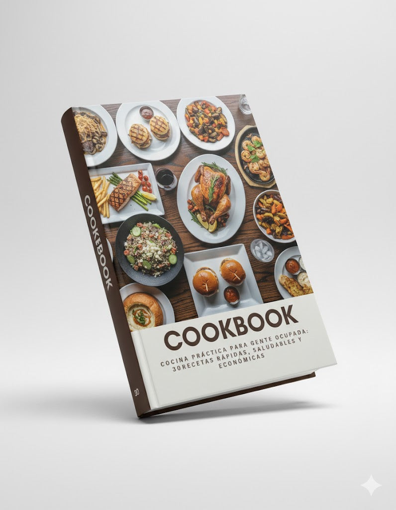 COCINA PRÁCTICA PARA GENTE OCUPADA: 30 RECETAS RÁPIDAS, SALUDABLES Y ECONÓMICAS